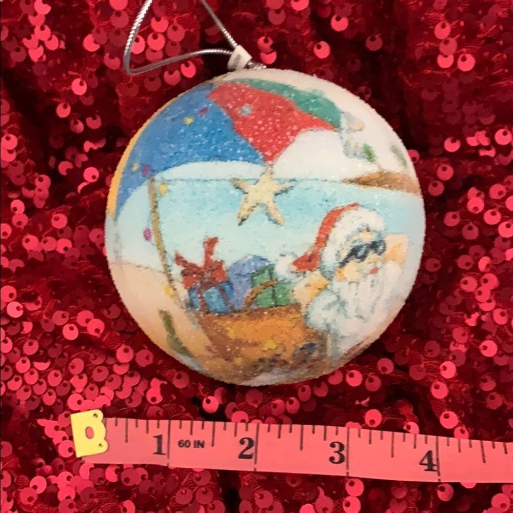 Santana Beach Christmas Ornament 10 left. - Picture 11 of 12
